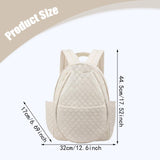 Maxbell Tennis Bag Organizer Portable Outdoor Sports for Tennis/Pickleball/Badminton White