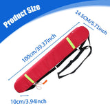 Maxbell Lifeguard Tube 100cm Life Guard Equipment for Water Sports Beach Pool red