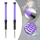 Maxbell Fitness Ropeless Battle Ropes Pair Portable Cardio Versatile Battle Exercise Purple