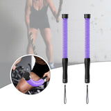 Maxbell Fitness Ropeless Battle Ropes Pair Portable Cardio Versatile Battle Exercise Purple