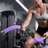 Maxbell Fitness Ropeless Battle Ropes Pair Portable Cardio Versatile Battle Exercise Purple