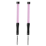 Maxbell Fitness Ropeless Battle Ropes Pair Portable Cardio Versatile Battle Exercise Pink