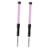 Maxbell Fitness Ropeless Battle Ropes Pair Portable Cardio Versatile Battle Exercise Pink