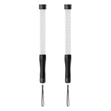 Maxbell Fitness Ropeless Battle Ropes Pair Portable Cardio Versatile Battle Exercise White