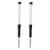 Maxbell Fitness Ropeless Battle Ropes Pair Portable Cardio Versatile Battle Exercise White