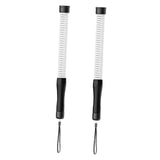 Maxbell Fitness Ropeless Battle Ropes Pair Portable Cardio Versatile Battle Exercise White