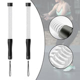 Maxbell Fitness Ropeless Battle Ropes Pair Portable Cardio Versatile Battle Exercise White