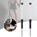 Maxbell Fitness Ropeless Battle Ropes Pair Portable Cardio Versatile Battle Exercise White