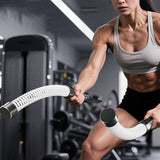 Maxbell Fitness Ropeless Battle Ropes Pair Portable Cardio Versatile Battle Exercise White