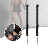 Maxbell Fitness Ropeless Battle Ropes Pair Portable Cardio Versatile Battle Exercise Black