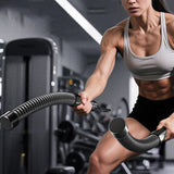 Maxbell Fitness Ropeless Battle Ropes Pair Portable Cardio Versatile Battle Exercise Black