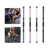 Maxbell 2 Pieces Fitness Ropeless Battle Ropes Tool Comfortable Grip Battle Exercise Purple