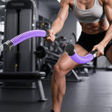 Maxbell 2 Pieces Fitness Ropeless Battle Ropes Tool Comfortable Grip Battle Exercise Purple