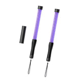 Maxbell 2 Pieces Fitness Ropeless Battle Ropes Tool Comfortable Grip Battle Exercise Purple