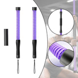 Maxbell 2 Pieces Fitness Ropeless Battle Ropes Tool Comfortable Grip Battle Exercise Purple