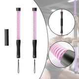 Maxbell 2 Pieces Fitness Ropeless Battle Ropes Tool Comfortable Grip Battle Exercise Pink