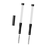 Maxbell 2 Pieces Fitness Ropeless Battle Ropes Tool Comfortable Grip Battle Exercise White