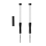 Maxbell 2 Pieces Fitness Ropeless Battle Ropes Tool Comfortable Grip Battle Exercise White