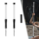 Maxbell 2 Pieces Fitness Ropeless Battle Ropes Tool Comfortable Grip Battle Exercise White