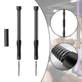 Maxbell 2 Pieces Fitness Ropeless Battle Ropes Tool Comfortable Grip Battle Exercise Black