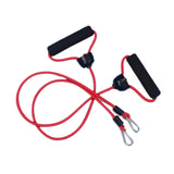 Maxbell Stepper Resistance Bands 1 Pair Practical Premium Portable Fitness Equipment Red