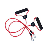 Maxbell Stepper Resistance Bands 1 Pair Practical Premium Portable Fitness Equipment Red