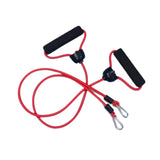 Maxbell Stepper Resistance Bands 1 Pair Practical Premium Portable Fitness Equipment Red