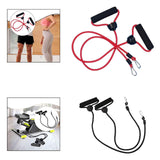 Maxbell Stepper Resistance Bands 1 Pair Practical Premium Portable Fitness Equipment Red