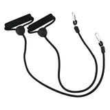 Maxbell Stepper Resistance Bands 1 Pair Practical Premium Portable Fitness Equipment Black