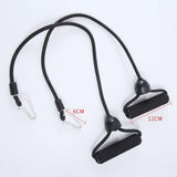 Maxbell Stepper Resistance Bands 1 Pair Practical Premium Portable Fitness Equipment Black