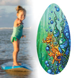 Maxbell Skimboard Standing 30inch Beach Paddle Board for All Skimming Kids Teenagers Fish