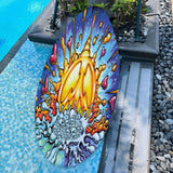 Maxbell Skimboard Standing 30inch Beach Paddle Board for All Skimming Kids Teenagers Energy