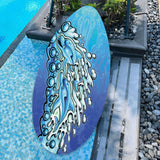 Maxbell Skimboard Standing 30inch Beach Paddle Board for All Skimming Kids Teenagers Wave