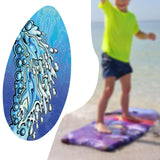 Maxbell Skimboard Standing 30inch Beach Paddle Board for All Skimming Kids Teenagers Wave