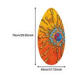 Maxbell Skimboard Standing 30inch Beach Paddle Board for All Skimming Kids Teenagers Colorful