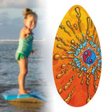 Maxbell Skimboard Standing 30inch Beach Paddle Board for All Skimming Kids Teenagers Colorful