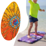 Maxbell Skimboard Standing 30inch Beach Paddle Board for All Skimming Kids Teenagers Colorful