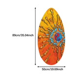 Maxbell Skimboard Shallow Water Beach Paddle Board for Adults All Skimming Universal Colorful