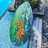 Maxbell 41 inch Skimboard Outdoor Beach Paddle Board for Children All Skimming Teens Fish