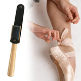 Maxbell Dance Shoes Brush Wood Handle Ballet Ballroom Household with Protector Cover