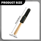 Maxbell Dance Shoes Brush Wood Handle Ballet Ballroom Household with Protector Cover