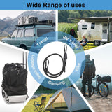 Maxbell Bungee Cord Fixed Tying Rope Portable Bungee Strap for Camping Hiking Biking 100 cm