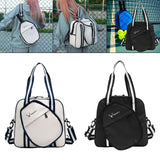 Maxbell Pickleball Backpack Fitness Outdoor for Men and Women Travel Pickle Ball Bag White