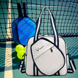 Maxbell Pickleball Backpack Fitness Outdoor for Men and Women Travel Pickle Ball Bag White