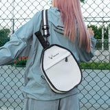 Maxbell Pickleball Backpack Fitness Outdoor for Men and Women Travel Pickle Ball Bag White