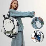 Maxbell Pickleball Backpack Fitness Outdoor for Men and Women Travel Pickle Ball Bag White