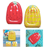 Maxbell Inflatable Pool Float for Children Fruit Pattern Float Board for Summer Lake Red