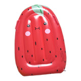 Maxbell Inflatable Pool Float for Children Fruit Pattern Float Board for Summer Lake Red
