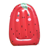 Maxbell Inflatable Pool Float for Children Fruit Pattern Float Board for Summer Lake Red