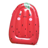 Maxbell Inflatable Pool Float for Children Fruit Pattern Float Board for Summer Lake Red